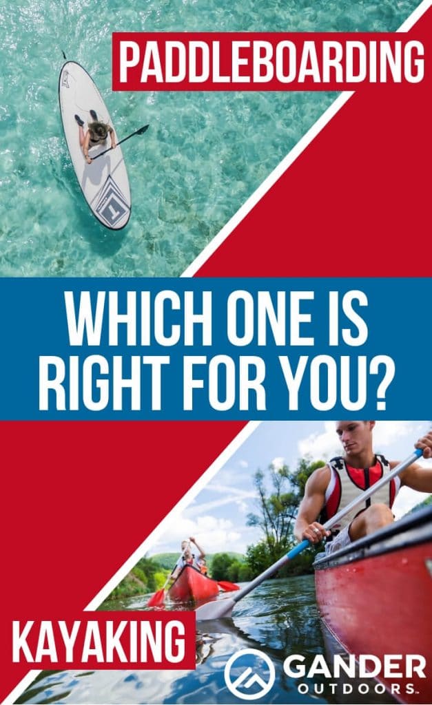 Paddleboarding or kayaking - which one is right for you?