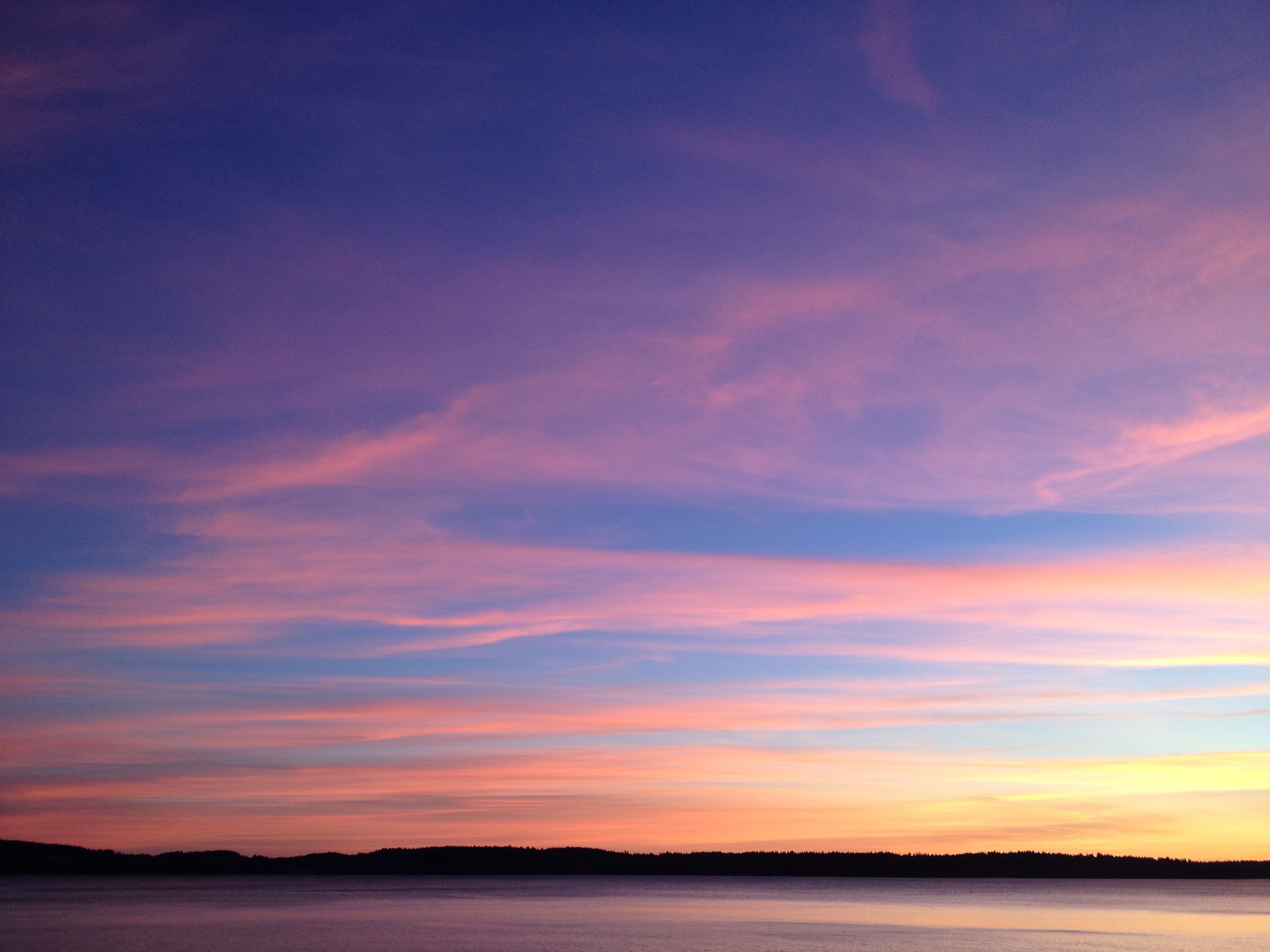 Fox Island Sunset in Alaska