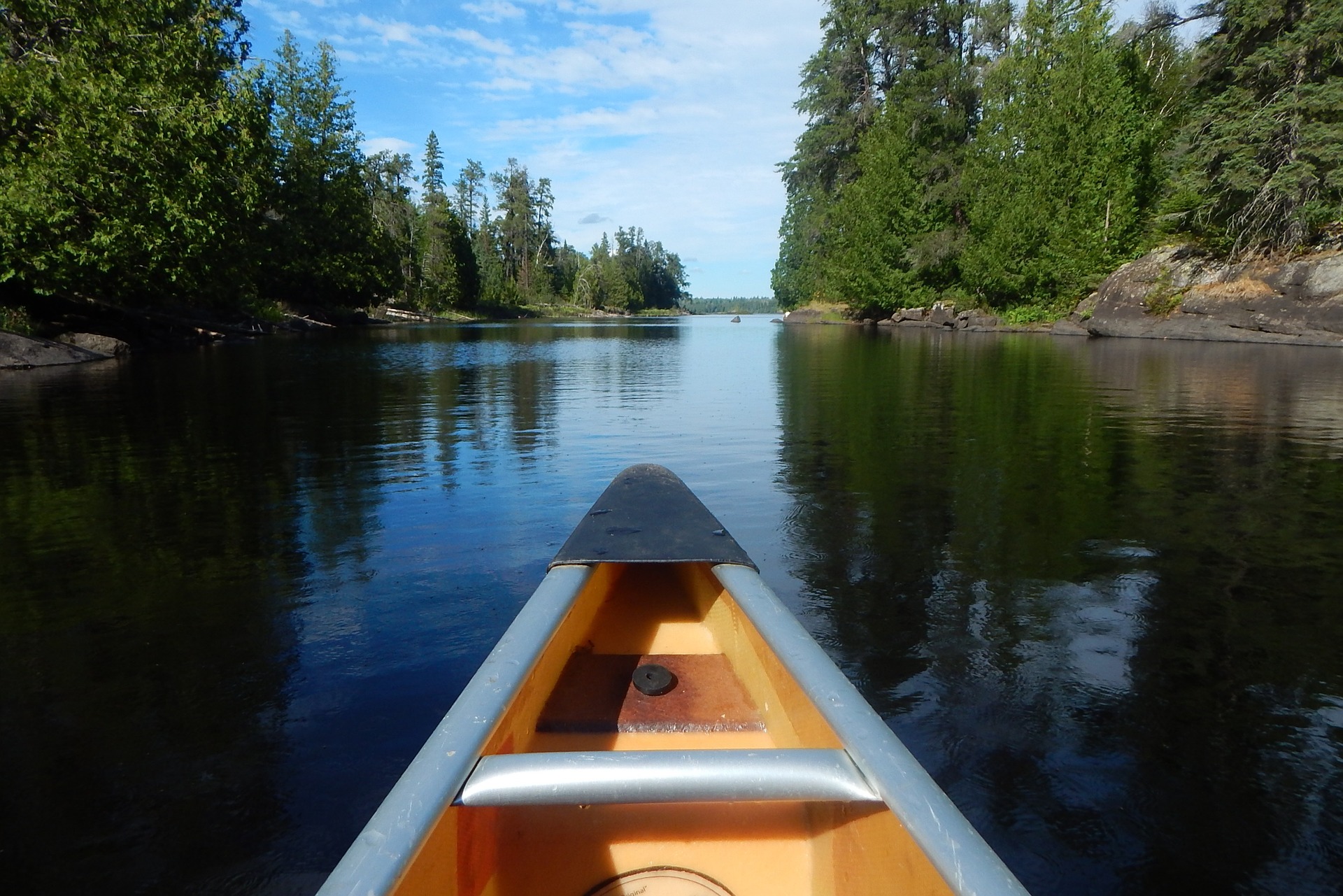 Boundary Waters in northern Minnesota by Kayak