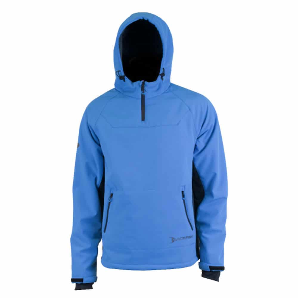 Light blue men's Blackfish gale pullover hoodie
