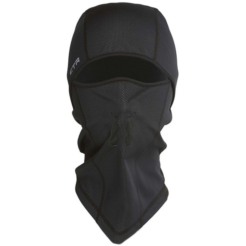 black full face balaclava hat