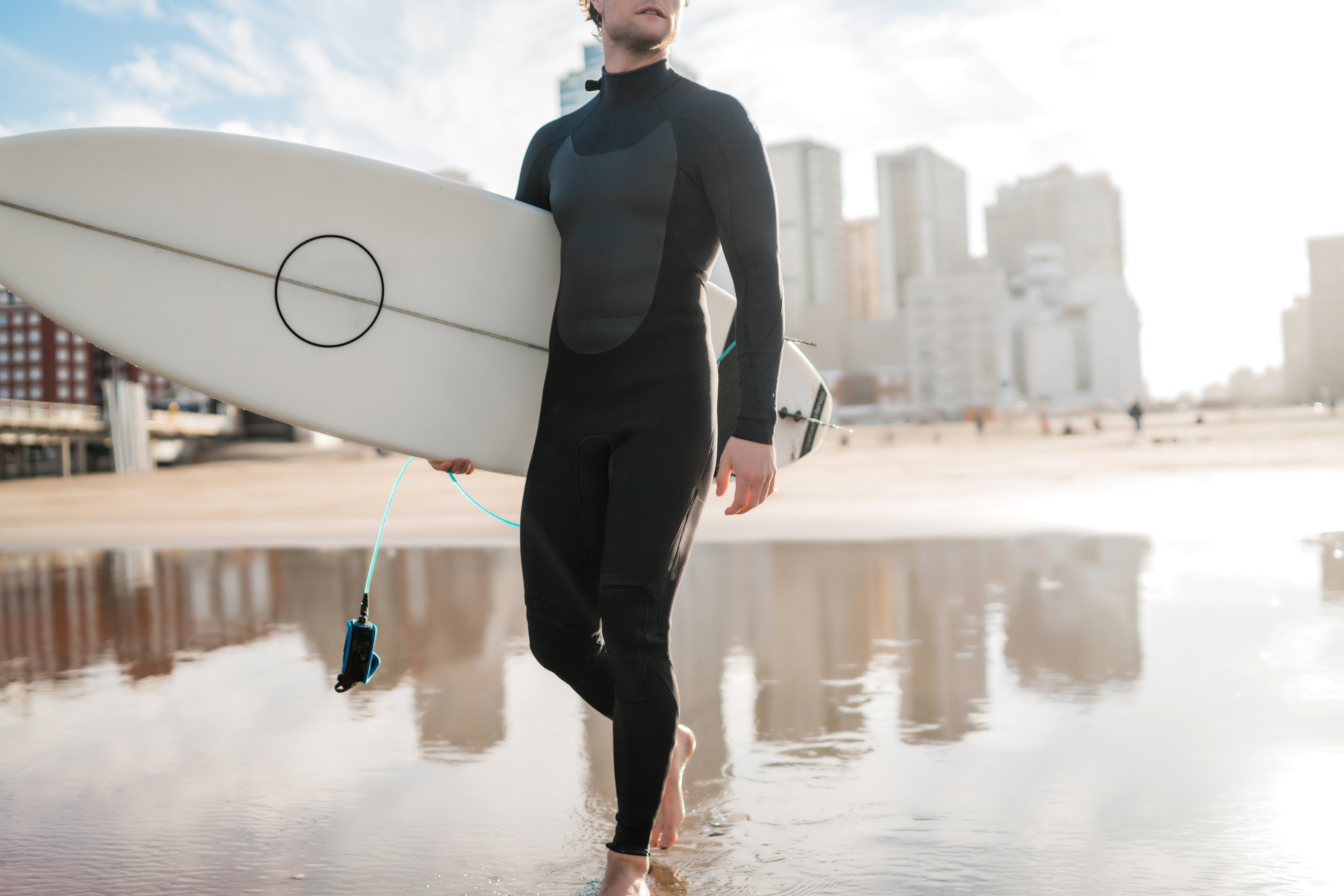 Surfer in Wetsuit