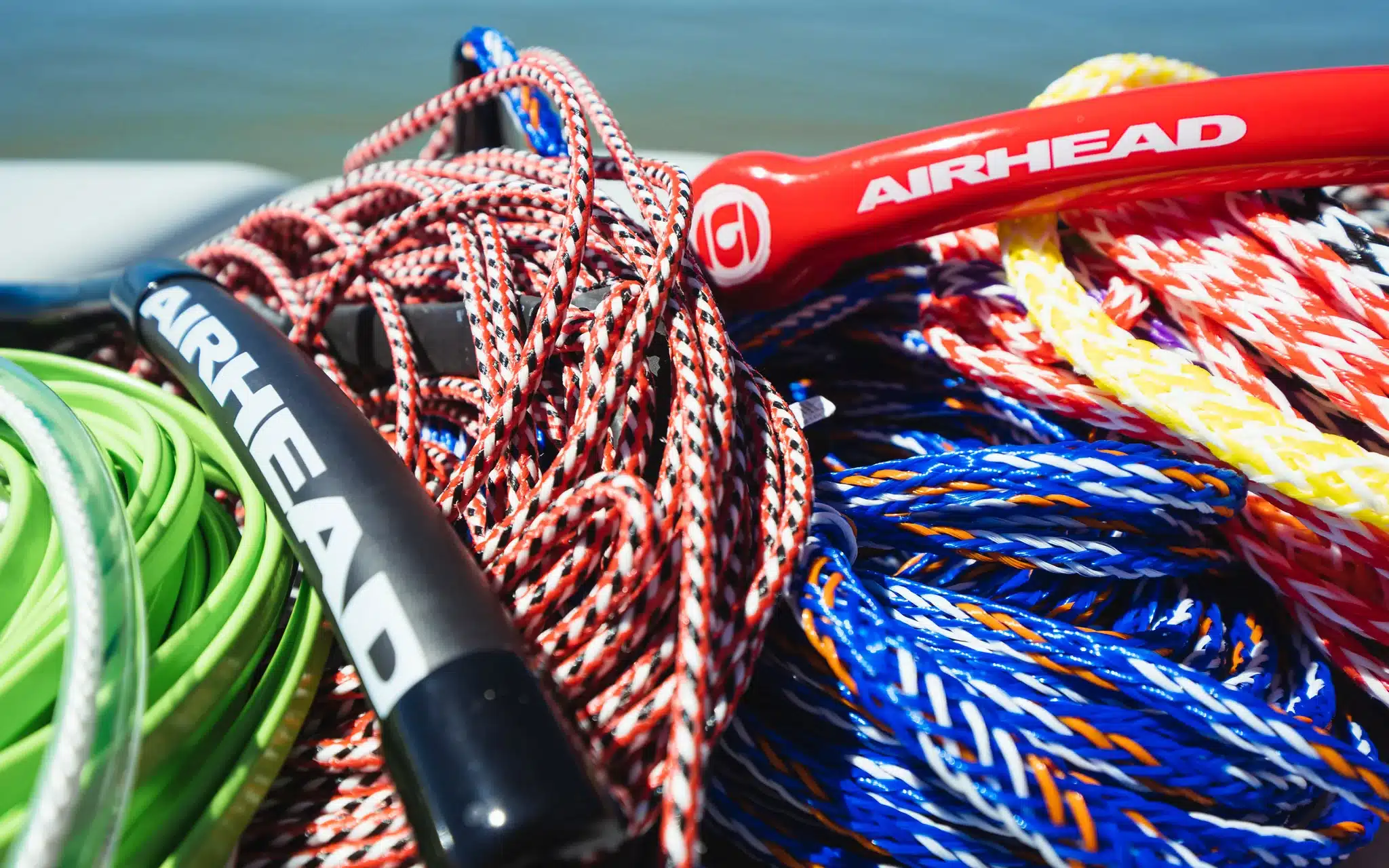 Airhead ski ropes with handles