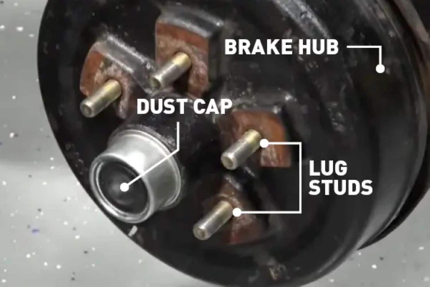 trailer hub/drum parts explained